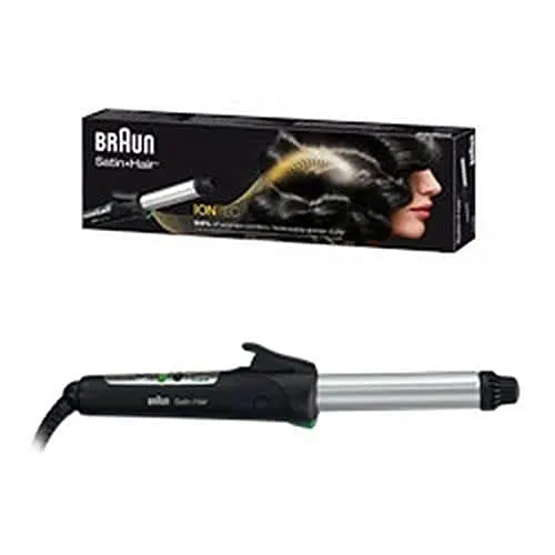 Braun Satin Hair 7 CU710 - Rizador de pelo con tecnología iónica, tenacillas con control de temperatura personalizado, color negro Braun Satin Hair 7 CU710 - Rizador de pelo con tecnología iónica, tenacillas con control de temperatura personalizado, color negro