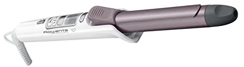 Rowenta Precious Curl CF3460 Rizador con recubrimiento Keratin and shine, temperatura hasta 200° C, cable 360° y pantalla LCD, 25 mm de diámetro, Color Rosa Rowenta Precious Curl CF3460 Rizador con recubrimiento Keratin and shine, temperatura hasta 200° C, cable 360° y pantalla LCD, 25 mm de diámetro, Color Rosa