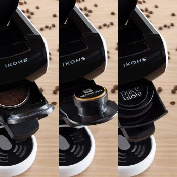 cafetera compatible con capsulas y cafe molido